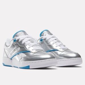 Reebok x Angel BB 4000 II Basketball Shoe Silver/Blue/White Womens Size 8 NEW